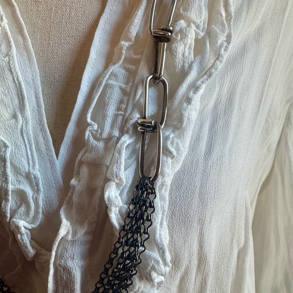 Mignon Faget 🖤 Silver Chain Necklace - Picture 3 of 6